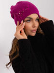 Kepurė Wool Fashion Italia Cap-AT-CZ-2329.79-fuksija