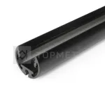 3m LED juostos profilis PEN12 CJ, juodai dažytas