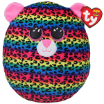 TY Squish- A- Boos Dotty daugiasluoksnis leopardas 30cm