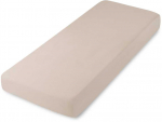 Riposo PREMIUM satino paklodė su guma Taupe 160x200 cm