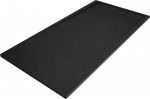 Stačiakampis du&scaron;o padėklas Mexen Amon SMC, 160 x 90 cm, Juodas
