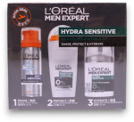 Shiseido Travel Set L'Oreal Paris: Men Expert, Alcohol-Free, Hydrating and Regenerating, Day & Night, Kremas, For Face, 50 ml + Men Expert, Alcohol-Free, Anti-Sweat, Dezodorantas Roll-On, For Men, 50 ml + Men Expert, Glycerin, Against Irritation, Sha ...