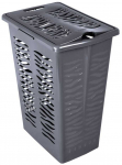 Branq Skalbinių krep&scaron;ys 30 l, zebra pilkas