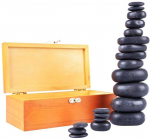 Lavos masažinių akmenų rinkinys inSPORTline Basalt Stone 20vnt.