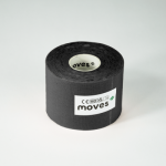 Kineziologinis teipas Moves Kinesiology Tape 5 cm x 5 m (Spalva: Juoda)
