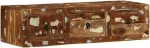 Sieninė televizoriaus spintelė, 100x32x25cm, perdirbta mediena