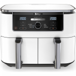 Ninja Foodi MAX dviejų zonų gruzdintuvė AF400EU, 9,5 l, Balta