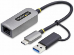 &bdquo;StarTech&ldquo; USB TYPE-C ETHERNET ADAPTERIS / ETHERNET ADAPTERIS SU USB-A KONVERTU