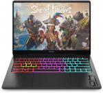 Hewlett Packard (HP) HP OMEN Transcend Gaming Ne&scaron;iojamas kompiuteris 14-fb0001ny - Ultra 7-155H, 16GB, 1TB SSD, 14" 2.8K 400-nit 120Hz OLED HDR 500, GeForce RTX 4060 8GB, 1080p IR cam, US RGB backlit klaviatūra, 71Wh, Shadow Juodas, Win 11 Home, 1 metai