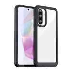 Hurtel Outer Space Samsung Galaxy A56 Cover with Flexible Frame - dėklas telefonui juodos spalvos
