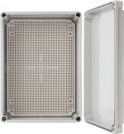 AWB281913 ABS korpusas 280x190x130, atsparus vandeniui su plastikiniais varžtais ir montavimo plok&scaron;te Pulsar