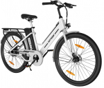 Elektrinis dviratis Hitway BK8S, 26", 250W, baltas