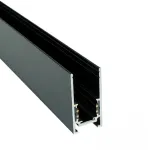 Pavir&scaron;inis/pakabinamas magnetinės sistemos ZAMBELIS MAGNETIC bėgelis, 48V, juodas, 3m, 22273B-3