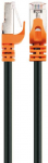 Schwaiger CKO7050 531 tinklo kabelis juodas, oranžinis 5 m Cat7 S/FTP (S-STP)
