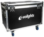 EVOLIGHTS 40X10W RGBW sieninės plovimo ma&scaron;inos dėklas 4IN1 skrzyn