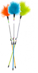 Gimborn GIMCAT žaislas katėms lazdelė su spyruokle,plunksnomis ir varpeliais, 46cm