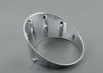 BMW MINI R55 R55 R56 R57 R58 R59 Priekinio bamperio rūko žibinto dangtelis Chrome kairė originali 51117248791