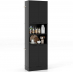 Promotions Virtuvės sandėliavimo spintelė, 55.9x30.5x190.5 cm, juoda