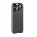 AmazingThing Aviation-Grade Alloy Apsauginis stiklas Lens skirtas Apple iPhone 16 Pro / 16 Pro Max Camera Lens - Juodas