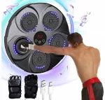 I&scaron;manusis muzikinis bokso aparatas su LED &scaron;viesa Bluetooth elektroninis bokso taikinys su bokso pir&scaron;tinėmis vaikams / suaugusiems, Happy People HP GS-3