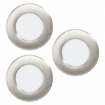 EGLO - FUEVA 5 ĮLEISTAS RINKINYS - 86mm - satininis nikelis