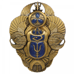 Fanatik &bdquo;Dungeons & Dragons&ldquo; riboto leidimo &bdquo;Scarab of Protection&ldquo; kopija