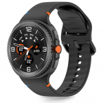 Tech-Protect Silikoninė apyrankė Samsung Galaxy Watch 8 / Classic (40 / 44 / 46 mm) juodos spalvos