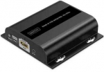 Adapteris AV Digitus DIGITUS HDMI IP PoE Receiver 4K/60Hz juoda