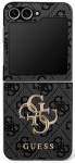 Guess Big 4G Logo Classic Logo dėklas skirtas Samsung Galaxy Z Flip7 juodos spalvos
