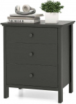Bonideco Select Naktinis staliukas 56x45x66cm., juodos spalvos