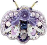 Charivna Mit Karoliukų siuvinėjimo rinkinys sagė &bdquo;Vabaliukas&ldquo; Crystal Art, 5,5 cm