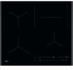 Įmontuojama indukcinė kaitlentė AEG,