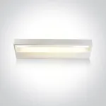 12W LED sieninis &scaron;viestuvas, baltas, 2700/3100/3500K, 38010A/W/V