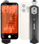 Terminio vaizdo kamera Android ir iOS, 256 x 192 IR, WiFi, infraraudonųjų spindulių &scaron;ilumos vaizdo ie&scaron;kiklis, &scaron;iluminė kamera, naktinio matymo kamera