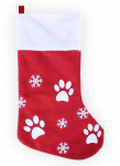 Rappa Raudona kalėdinė kojinė su ra&scaron;tu