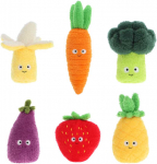 Keel Toys Keeleco Fruits And Vegetables 12 cm - 6 different