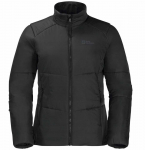 Striukė vyri&scaron;ka Jack Wolfskin Bergland INS Hoody W 1207231-6000 Juoda XXL