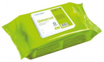 Universalus audinys, Wet Wipe, Mini, 30x20cm, žalias, PP/viskozė, su vandeniu ir muilu, be dažiklių ir kvapiklių