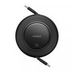Kabelis Baseus Free2Pull Mini 100W zwijany USB-C - USB-C 2m - juoda