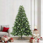 Dirbtinė Kalėdų eglutė su 300 LED Žalia 210 cm PE ir PVC