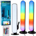Lean RGB LED &scaron;viestuvų rinkinys su nuotolinio valdymo pultu 2 vnt.