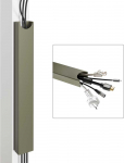 Desktronic Magnetinis darbo stalo laidų laikiklis, Metalinis, Žalias
