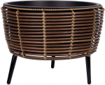 Vazonas WICKER 44x44xH34cm, rudas