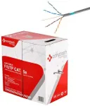 Conotech Susuktos poros LAN kabelis, cat.5e, F/UTP, 305m, CU, ekranuotas, pilkas, vidinis