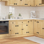 Spintelė su stalčiais SKI Medaus Ruda 60 x 46 x 81,5 cm