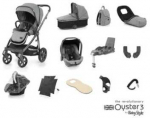 Babystyle UNIVERSALUS VEŽIMĖLIS OYSTER 3 Spearmint 12in1