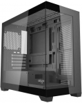 Kompiuterio korpusas - darkFlash C218M Mini Tower (Micro-ATX, 6 ARGB ventiliatorių, juodas)