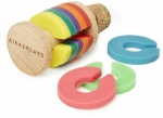 Gertuvė Kikkerland &ndash; Rainbow Wine Rings + Stopper (BA91)