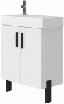 Vonios kambario spintelė su praustuvu MANHATTAN MH-55 balta