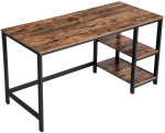Songmics Kompiuterio stalas 140x60x74,7 cm Rudas Plienas